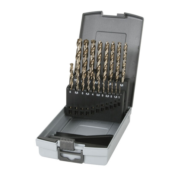 Estuche de Brocas HSS-Co Ratio 1-10 en 0.5 - Suministros Game